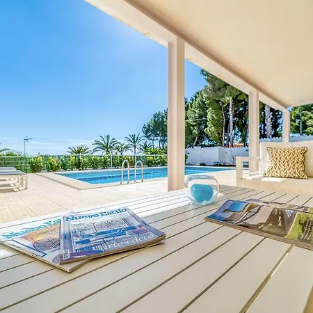 Preciosa Con Piscina, Jardin Y Vistas Al Mar Wifi Alcoceber